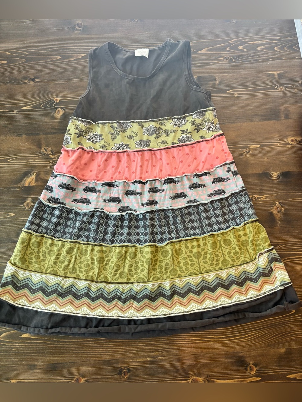 Matilda Jane Multicolor Tiered Patterned Dress